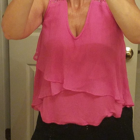 INC - Pink Tank / sleeveless blouse - Picture 8 of 14